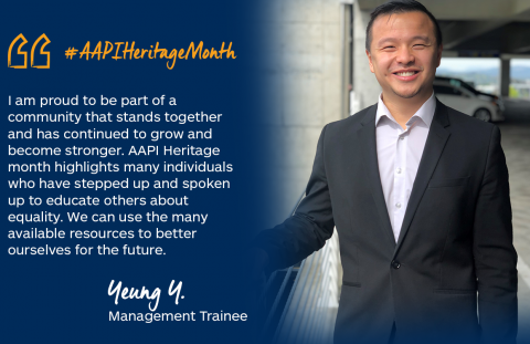 Spotlight on AAPI Heritage Month: Yeung Y., Management Trainee