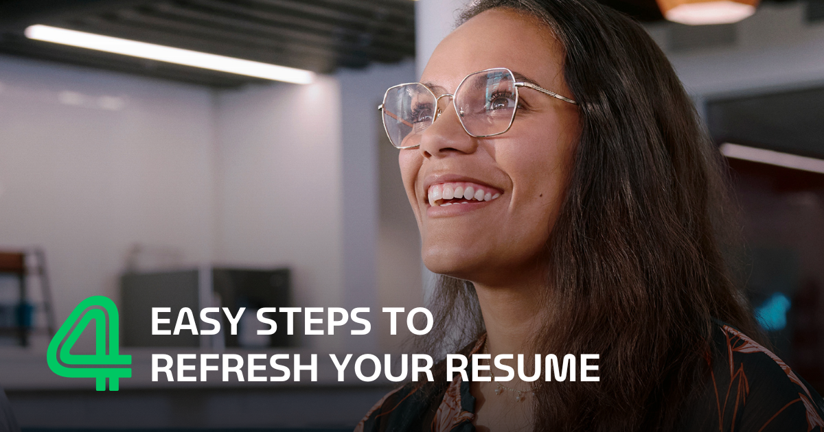 4 Easy Steps to Refresh Your Resume